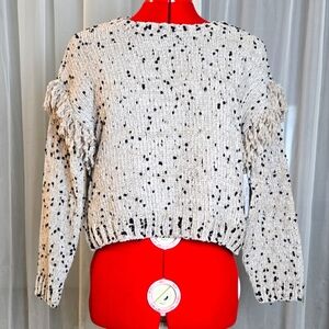 Jessica Simpson GIRLS | Kids Large | Chenille Knit Fringe Sweater